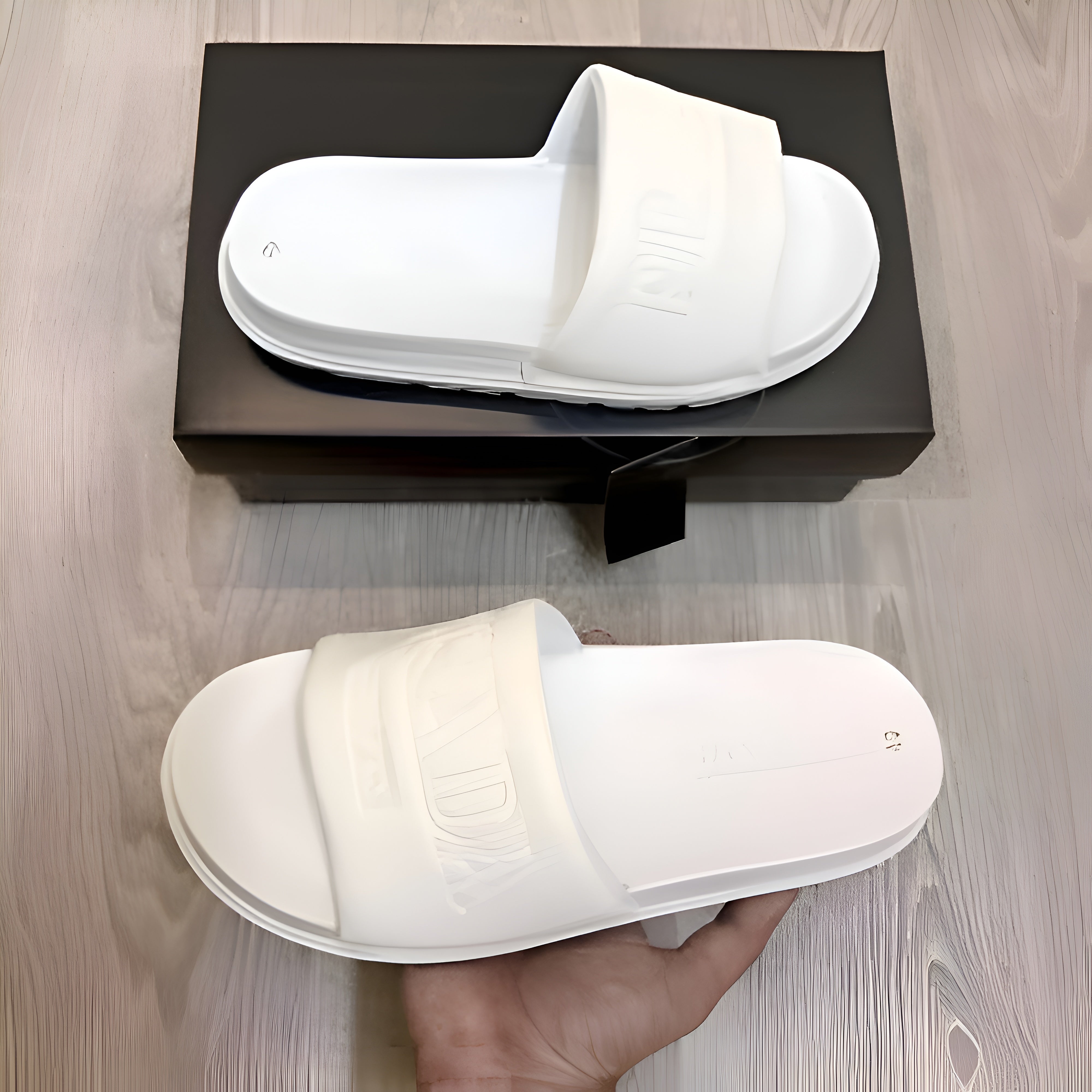 Prada Milano Premium White Flip Flop