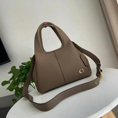 Coach Lana CM545 Crossbody 2Way Shoulder Bag With OG Box & Dust Bag (Khaki - 1142)
