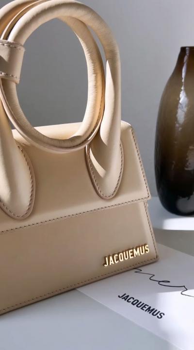 Jacquemus Le chiquito Large Khakhi With Original Box