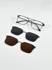Gucci 2702 Attachment Black White Black Brown