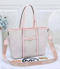 Michael Kors Tote Bag Hombro With Brand Dust Bag (Beige Pink 23011)
