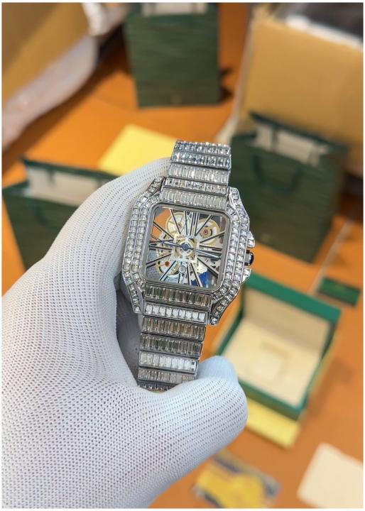 Cartier Santos Diamond Silver - J138