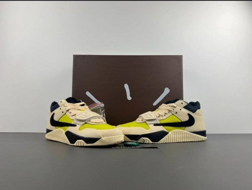 Travis scott x jordan jumpman jack trainer bright cactus
