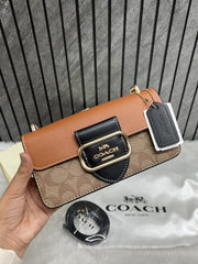 Coach Morgan Leather Small Crossbody Bag Premium Highend DoubleBox
