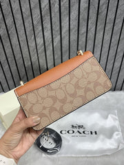 Coach Morgan Leather Small Crossbody Bag Premium Highend DoubleBox