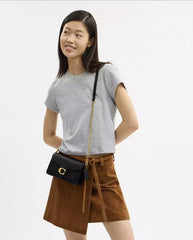 Coach Tabby Chain Clutch With Dustcover Double Box Original Magnetic Box Packaging