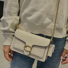 Coach Tabby Chain Clutch With Dustcover Double Box Original Magnetic Box Packaging
