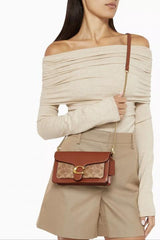 Coach Tabby Chain Clutch With Dustcover Double Box Original Magnetic Box Packaging