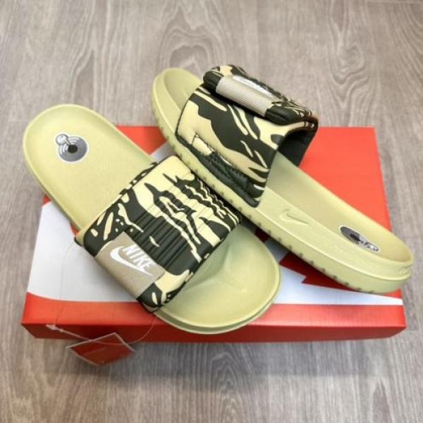 Nike offcourt Camo Olive  Green Adjust Premium Slide