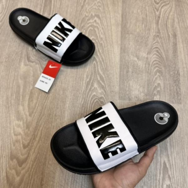 Nike offcourt White Black Premium Slides