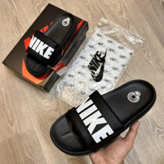 Nike offcourt Premium Black White Flipflop