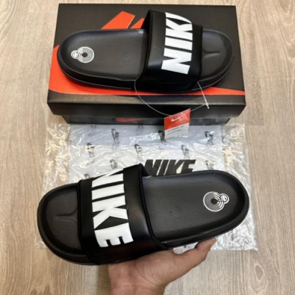 Nike offcourt Premium Black White Flipflop