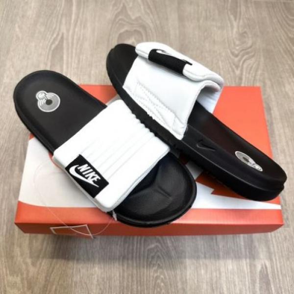 Nike offcourt Adjust White Black Flipflop
