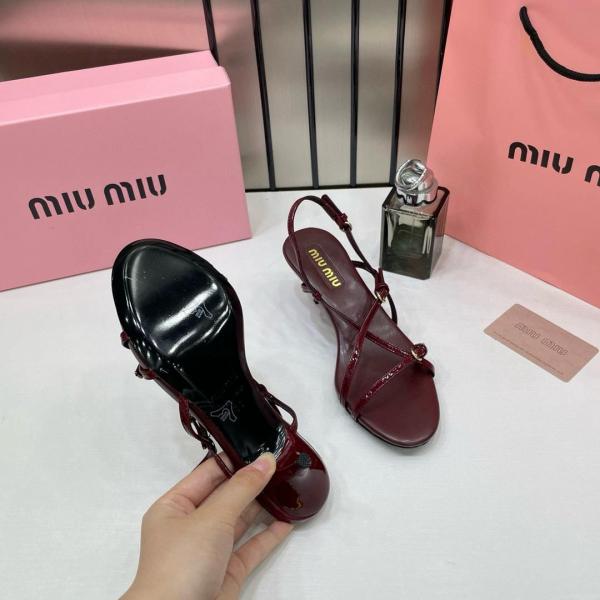 Miu Miu Slingback Heels For Women With Original Box And Carry Bag