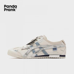 Onitsuka Tiger X Panda Prank Mexico 66 Slipon WhiteBlue