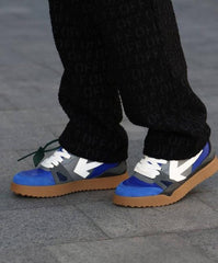 OFF-WHITE MIDTOP SPONGE SNEAKERS MADE OF LEATHER