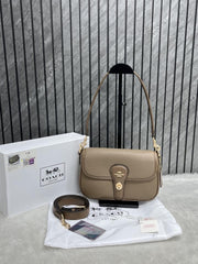 Coach Turnlock Hadley Black Shoulder Crossbody Bag With OriginalBox