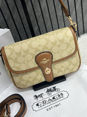 Coach Turnlock Hadley Black Shoulder Crossbody Bag With OriginalBox