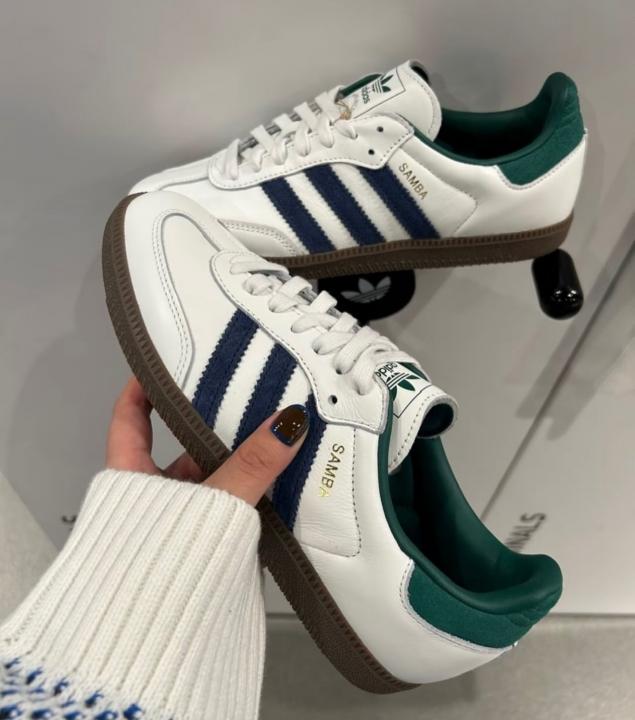 Adidas Samba OG WhiteCollegiate Green women