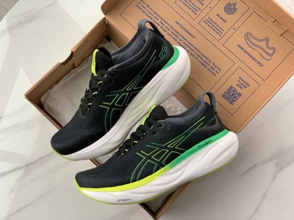 Asics Gel Nimbus 25 Black Green 167