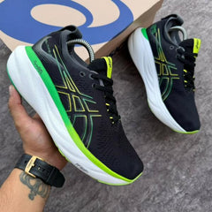Asics Gel Nimbus 25 Black Green 167