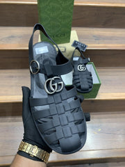 GUCCI DOUBLE G LOGO PREMIUM SANDLE