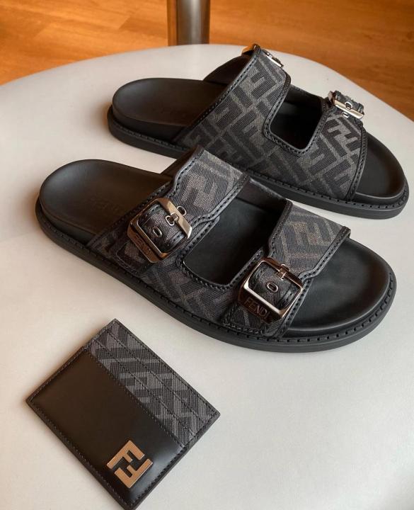 FENDI JACQUARD FEEL PREMIUM SLIDE