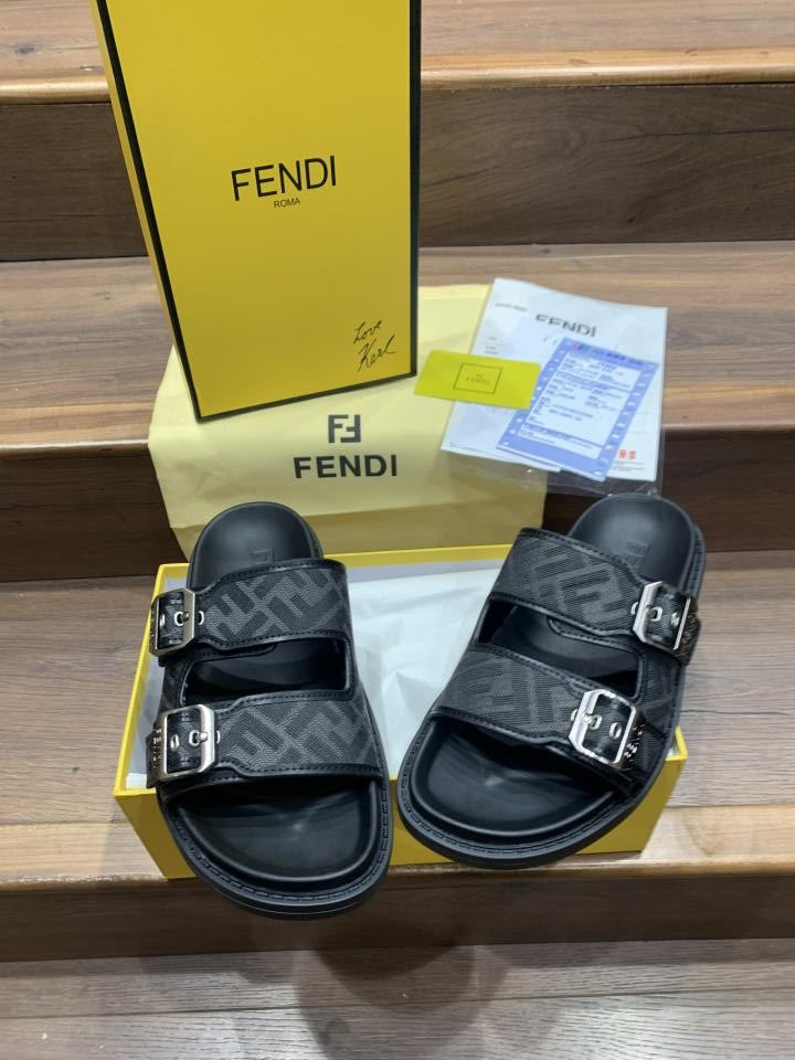 FENDI JACQUARD FEEL PREMIUM SLIDE