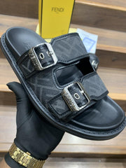 FENDI JACQUARD FEEL PREMIUM SLIDE