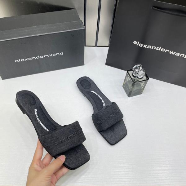 Alexander Wang Flats With OG Box Carry Bag Red 20256 Black