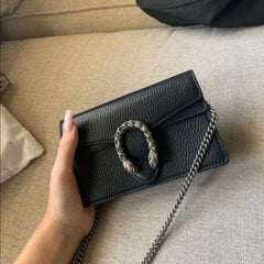 Gucci Dionysus Mini Bag In Black Leather With OG Box Dust Cover & Carry Bag Black 476430