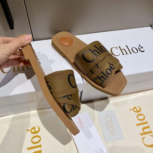 Chloe Woody Mules For Women With Original Box And Carry Bag