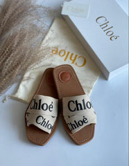 Chloe Woody Mules For Women With Original Box And Carry Bag