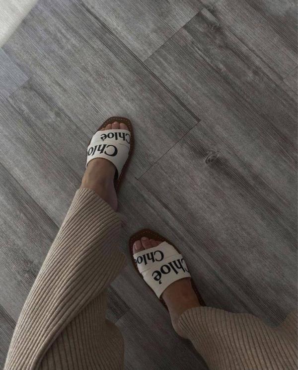 Chloe Woody Mules For Women With Original Box And Carry Bag