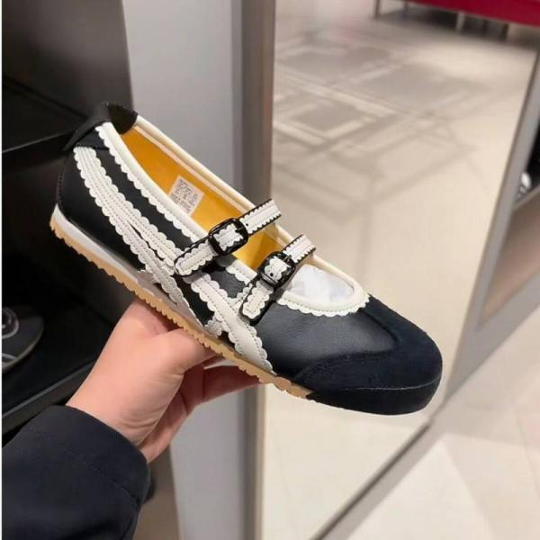Onitsuka Tiger Mexico 66 Ballerina Black Ivory For Girls