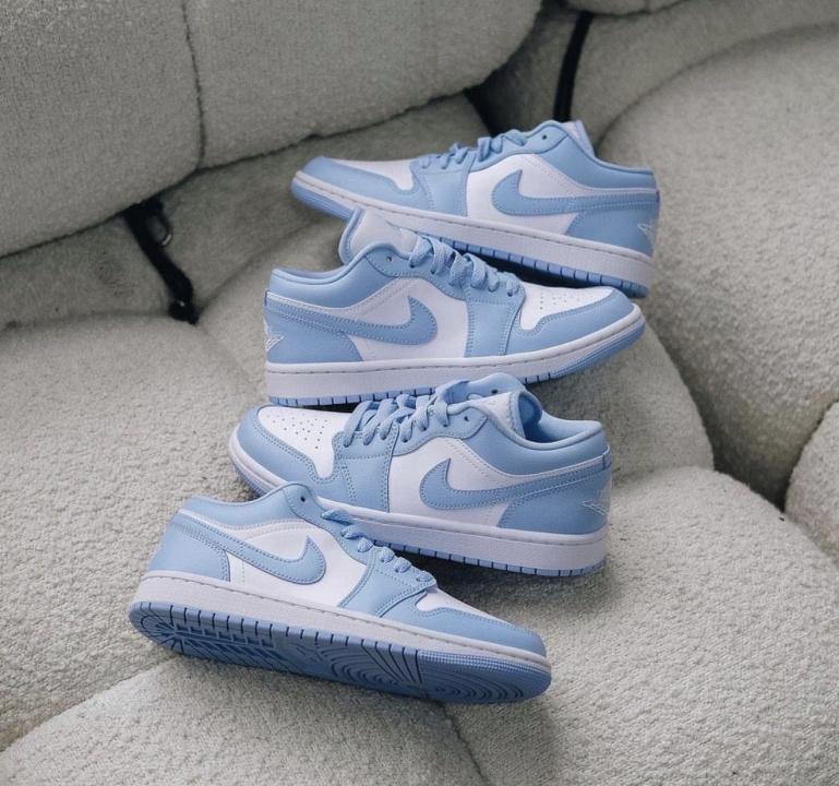 WMN Air Jordan 1 Low ice Blue For Her