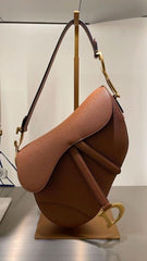 Dior Saddle Tan Shoulder Bag With OriginalBox