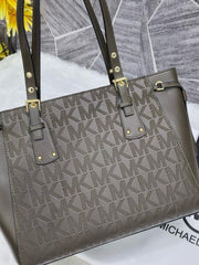 Michael Kors Green Voyager 6-3 Tote With DustCover CarryBag