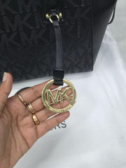 Michael Kors Black Voyager 6-1 Tote ith DustCover CarryBag