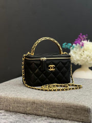 Chanel Top Handle Vanity Bag With OriginalBox