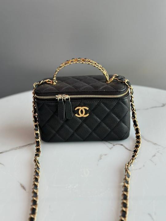 Chanel Top Handle Vanity Bag With OriginalBox