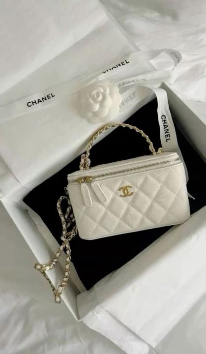 Chanel Top Handle Vanity Bag With OriginalBox