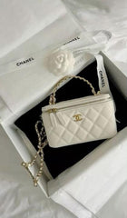Chanel Top Handle Vanity Bag With OriginalBox