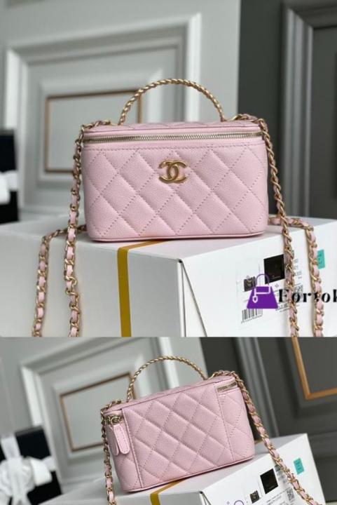 Chanel Top Handle Vanity Bag With OriginalBox