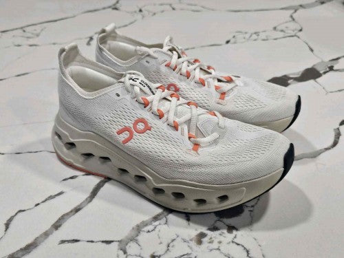 On Cloudsurfer Max Ivory White Salmon 348