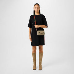 Gucci Ophidia mini GG Supreme Canvas Shoulder Bag With OG Double Box Carry Bag 764961