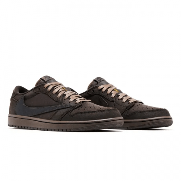 UA Jordan x Travis Scott Air Jordan 1 Low OG Velvet BrownDark Mocha