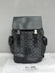 Coach Black Black Rivington ColorBlock Unisex Backpack With DustCover