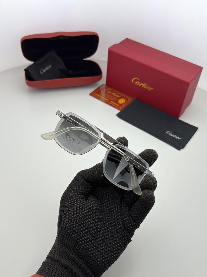 Cartier 3804 transparent black shaded