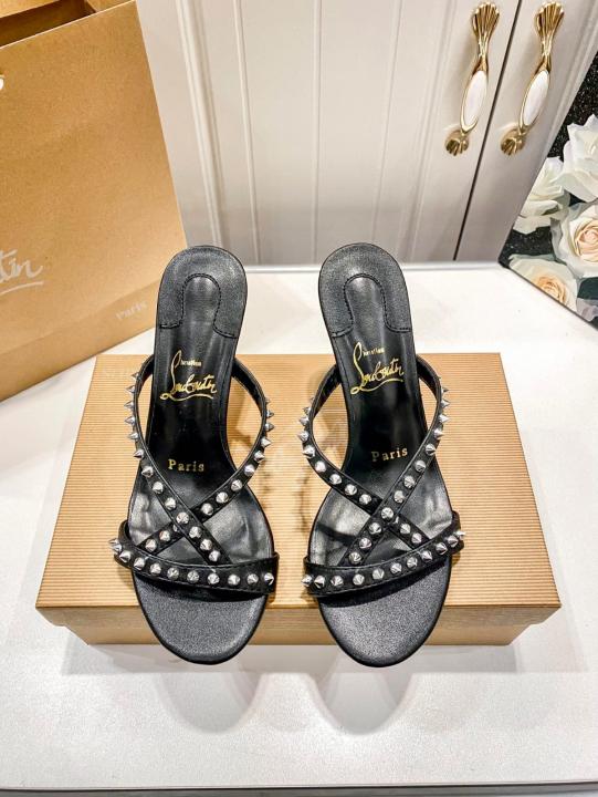 Christian Louboutin Tatoosh Spikes Heels For Women With Original Box And Carry Bag